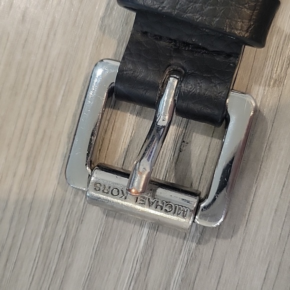 Michael Kors Leather Logo Fanny Pack Belt Bag Black Sz L/XL - Picture 4 of 7